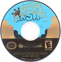 Super Mario Sunshine Gamecube Disk Rug