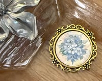 Image 3 of Vintage Floral Pendant Brooch 