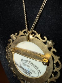 Image 5 of Vintage Floral Pendant Brooch 