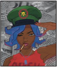 Black Punk Sticker