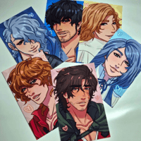 Image 5 of FF16 Merch (Photocards, Stickers, Plush Buttons, and Charms)