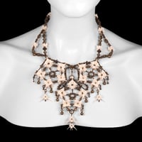 Image 1 of "Ellie" Python Vertebrae Bone Necklace