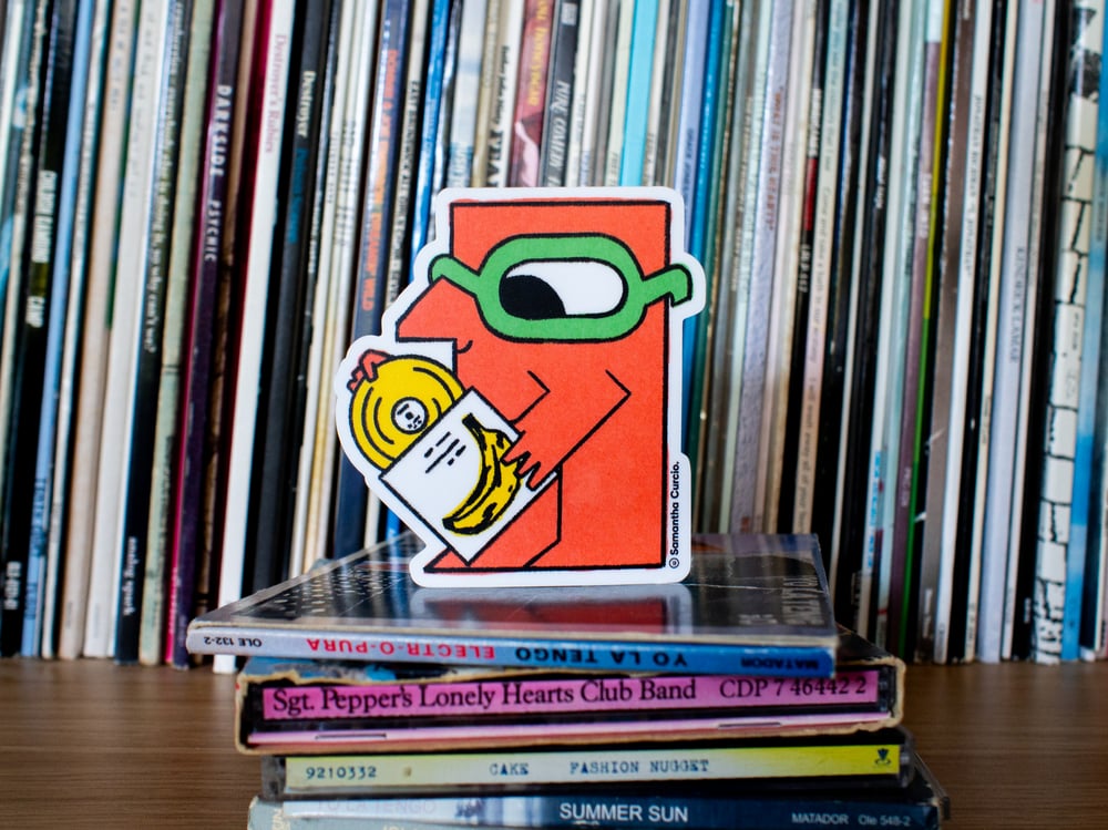 Image of Music Nerd - vinyl sticker