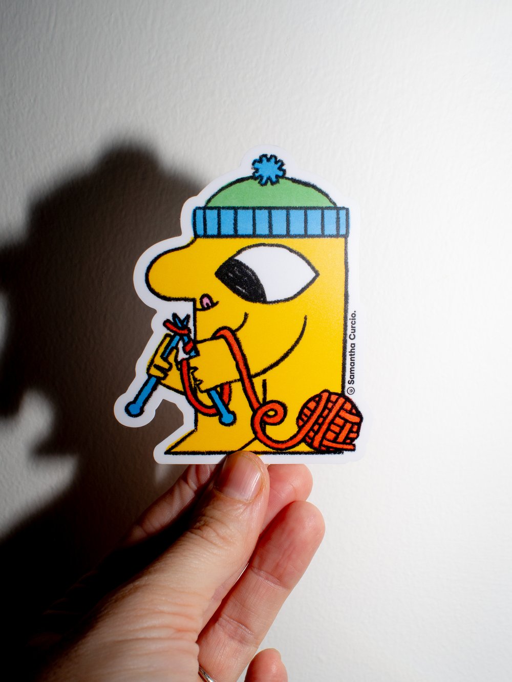 Image of Crafty Critter - vinyl sticker