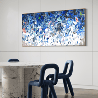 Image 6 of 'Fon undas III' - 185x95cm, FRAMED