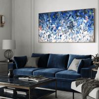 Image 7 of 'Fon undas III' - 185x95cm, FRAMED