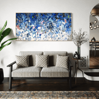 Image 10 of 'Fon undas III' - 185x95cm, FRAMED