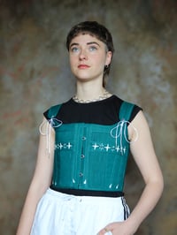 Image 1 of Bust Binding Corset : The Casanova. Inspired by Marlowe Lune's Atwork