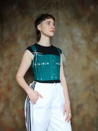 Image 2 of Bust Binding Corset : The Casanova. Inspired by Marlowe Lune's Atwork