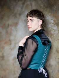 Image 4 of Bust Binding Corset : The Casanova. Inspired by Marlowe Lune's Atwork