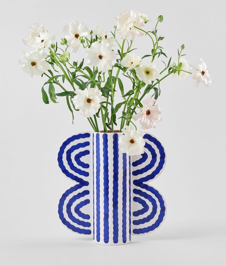 VASE PAPILLON (BLEU OU ROSE) ♥ 71.40€ AU LIEU DE 119€ Image 5