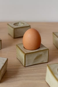 Image 2 of egg cup / white