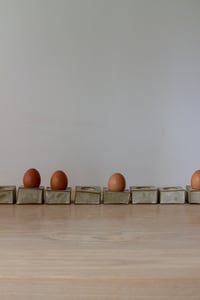 Image 6 of egg cup / white