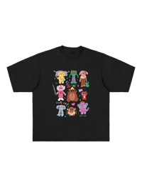Image 1 of ADOPT THEM ALL TEE - BLACK