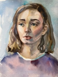 Image 1 of Water Memory - Original watercolor painting
