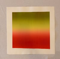 'Watermelon' Mono Print