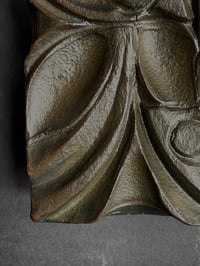 Image 5 of Large Bronze Handle with Raised Botanical Design