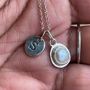Image of Pearl cabochon pendant