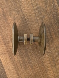 Image 7 of Circular Bronze Push-Pull Door Handle, Mid-20th Century, France
