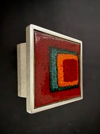 Image 3 of Aluminium Door Handle with Art Ceramic Panel