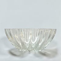 Image 3 of Coupelles en verre vintage 1970 - ramequins ancien en verre cristallin - motif étoile 