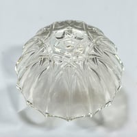 Image 6 of Coupelles en verre vintage 1970 - ramequins ancien en verre cristallin - motif étoile 