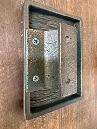 Image 4 of Bronze Door Handle with Ripple Pattern