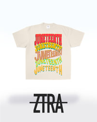 "Juneteenth Over The Years" Tee - Cream