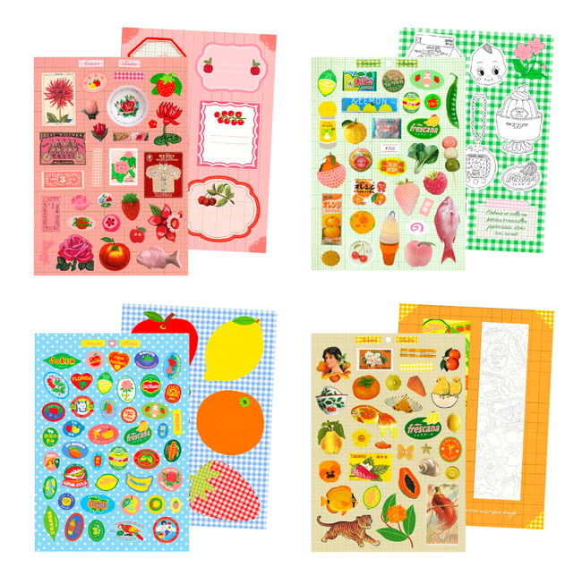 PLANCHES STICKERS A5