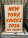 Image of Knicks in 26 Letterpress Poster