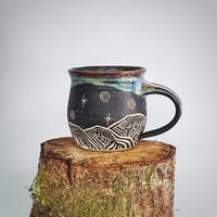 Image 3 of Textured Ben Cruachan Sgraffito Mug #1