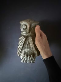 Image 2 of Bronze Door Handle in the Shape of an Owl
