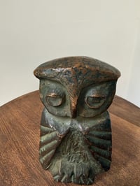 Image 5 of Bronze Door Handle in the Shape of an Owl