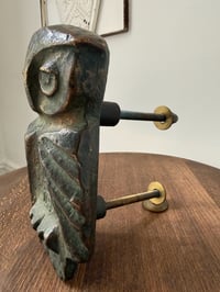 Image 7 of Bronze Door Handle in the Shape of an Owl