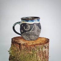 Image 1 of Textured Ben Cruachan Sgraffito Mug #3