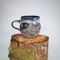 Image 1 of Textured Ben Cruachan Sgraffito Mug #4