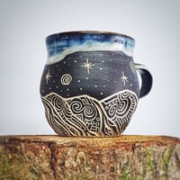 Image 4 of Textured Ben Cruachan Sgraffito Mug #4