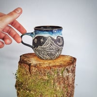 Image 2 of Textured Ben Cruachan Sgraffito Mug #4