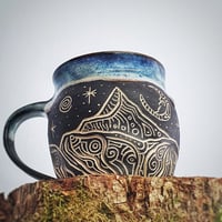 Image 5 of Textured Ben Cruachan Sgraffito Mug #5