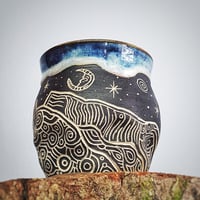 Image 5 of Textured Cadair Idris Sgraffito Mug #1