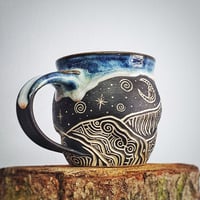 Image 5 of Textured Cadair Idris Sgraffito Mug #2