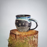 Image 3 of Textured Cadair Idris Sgraffito Mug #2