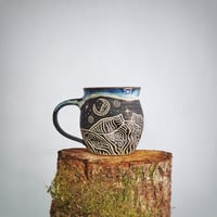 Image 1 of Textured Cadair Idris Sgraffito Mug #3