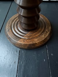 Image 5 of Turned Wood Side Table attributed to Charles Dudouyt, France
