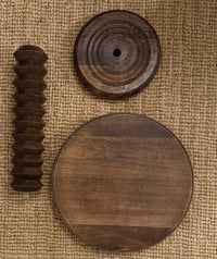 Image 6 of Turned Wood Side Table attributed to Charles Dudouyt, France