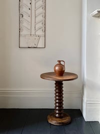 Image 2 of Turned Wood Side Table attributed to Charles Dudouyt, France