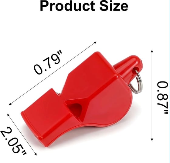 Image of Emergency whistle with lanyard 120dB