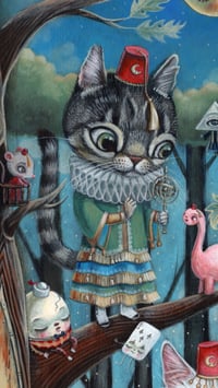 Image 6 of Moonlit Cat Menagerie (Print)