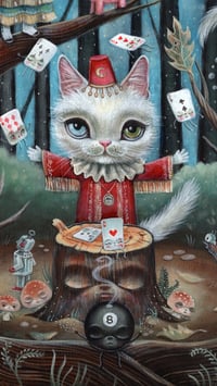 Image 8 of Moonlit Cat Menagerie (Print)