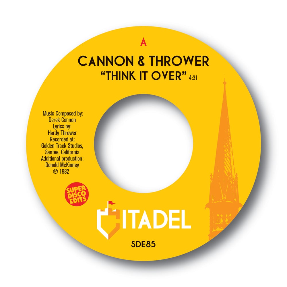 Cannon & Thrower "Think It Over" Citadel Records 45rpm Pre Order 